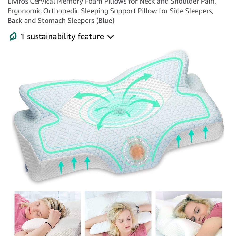 Orthopedic CERVICAL Memory Foam Pillow